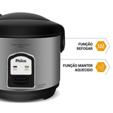 Panela de Arroz Elétrica Philco 5 Xícaras 1,6L PPAE01